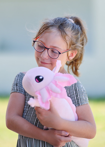 2lb Weighted Realistic Axolotl Plush