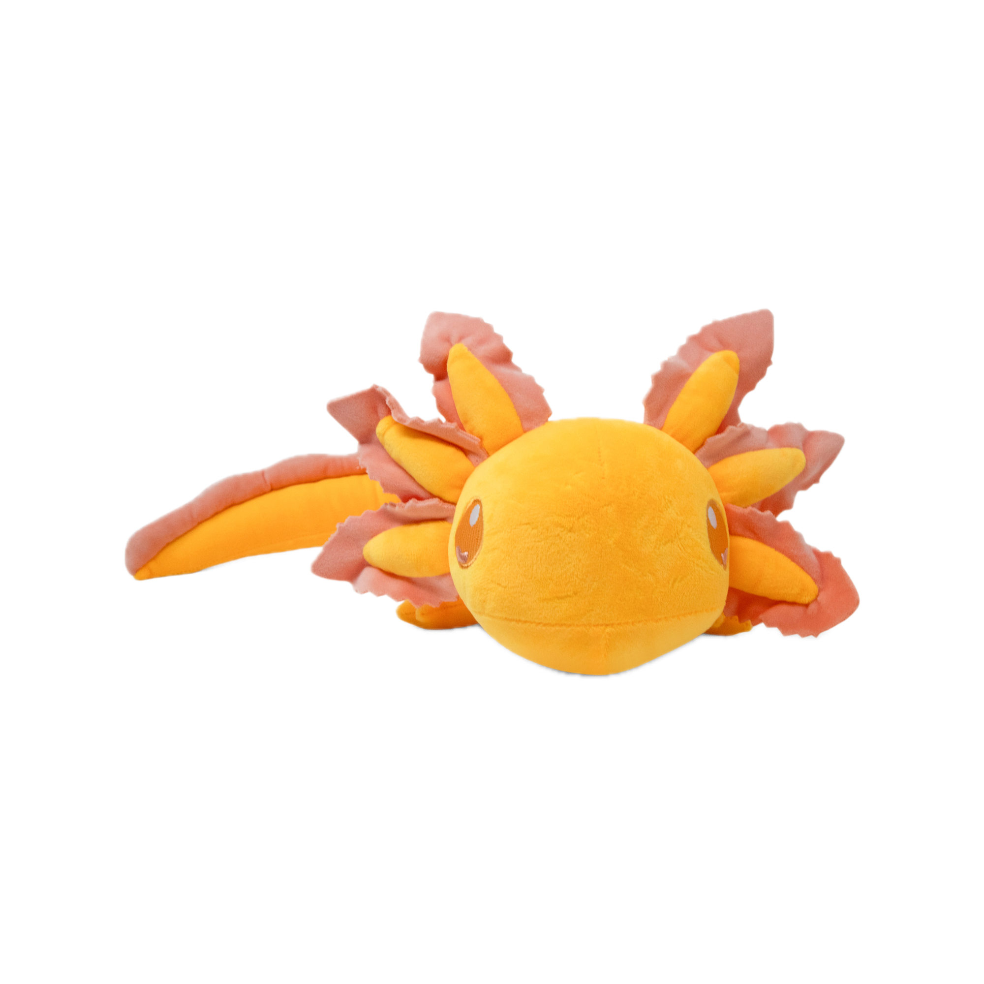 Yellow Weighted Realistic Axolotl Plush - 2lbs (0.9kg)