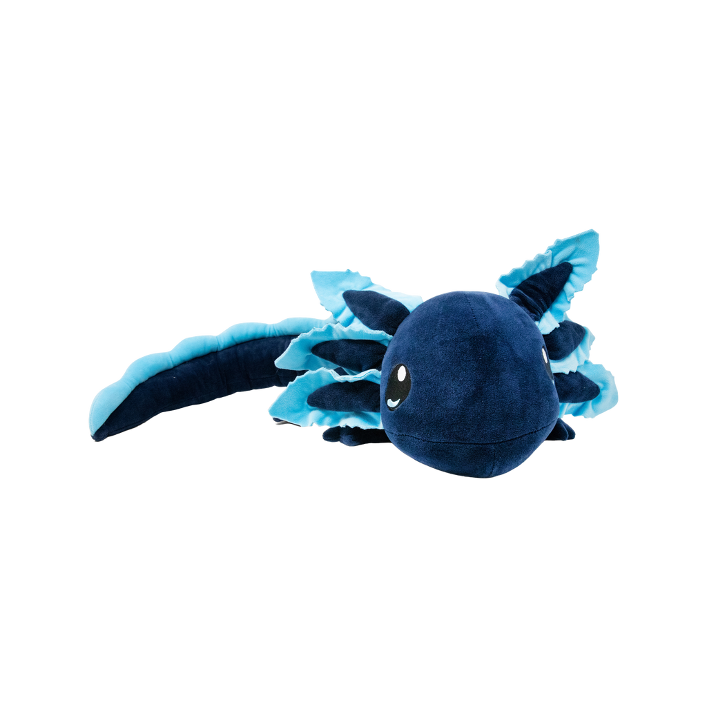 4lb Weighted Realistic Axolotl Plush - Blue (1.8kg)