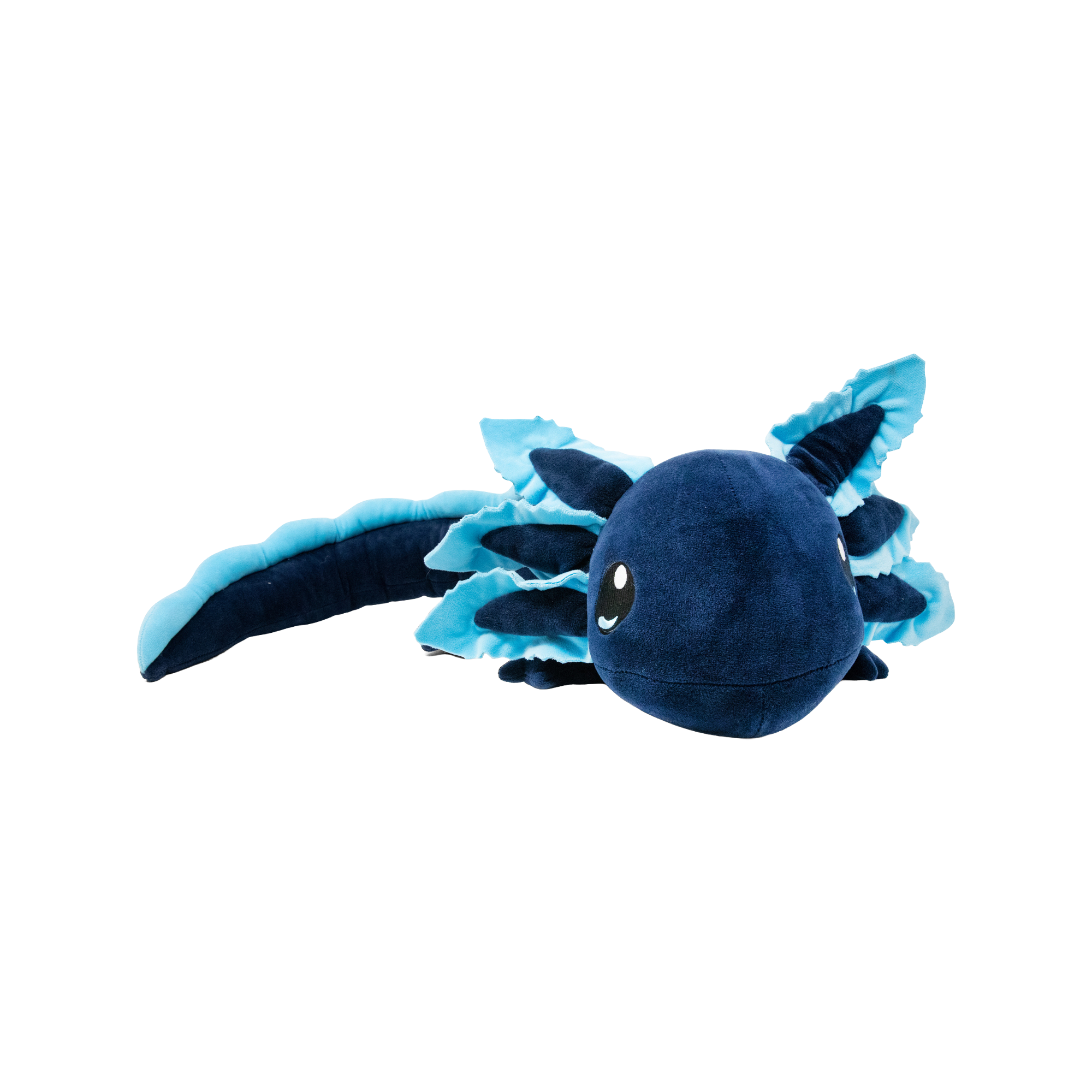 4lb Weighted Realistic Axolotl Plush - Blue (1.8kg)