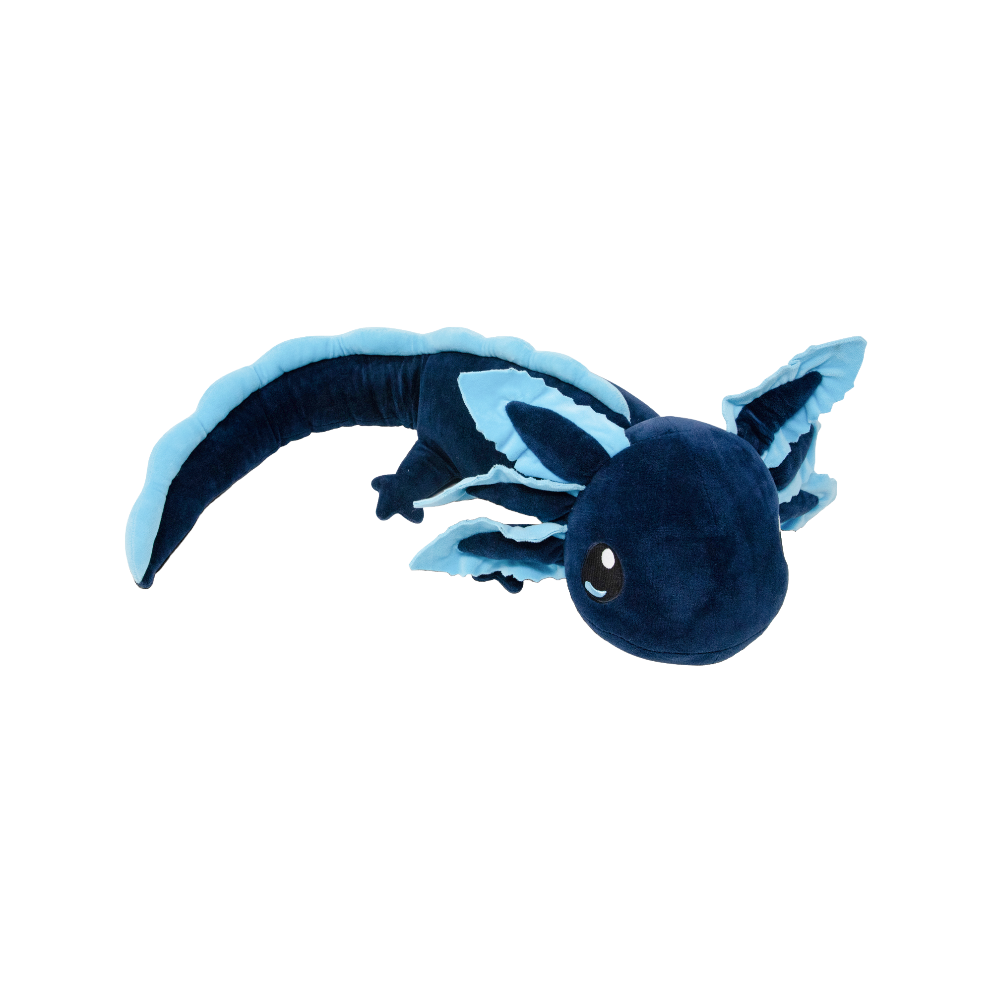 4lb Weighted Realistic Axolotl Plush - Blue (1.8kg)
