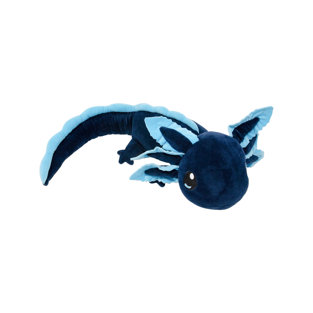 4lb Weighted Realistic Axolotl Plush - Blue (1.8kg)