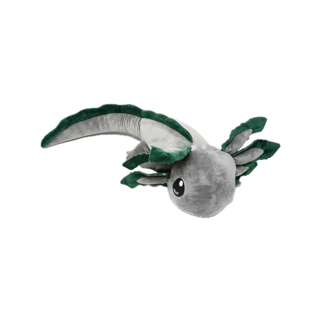 Gray Weighted Realistic Axolotl Plush - 4lbs (1.8kg)