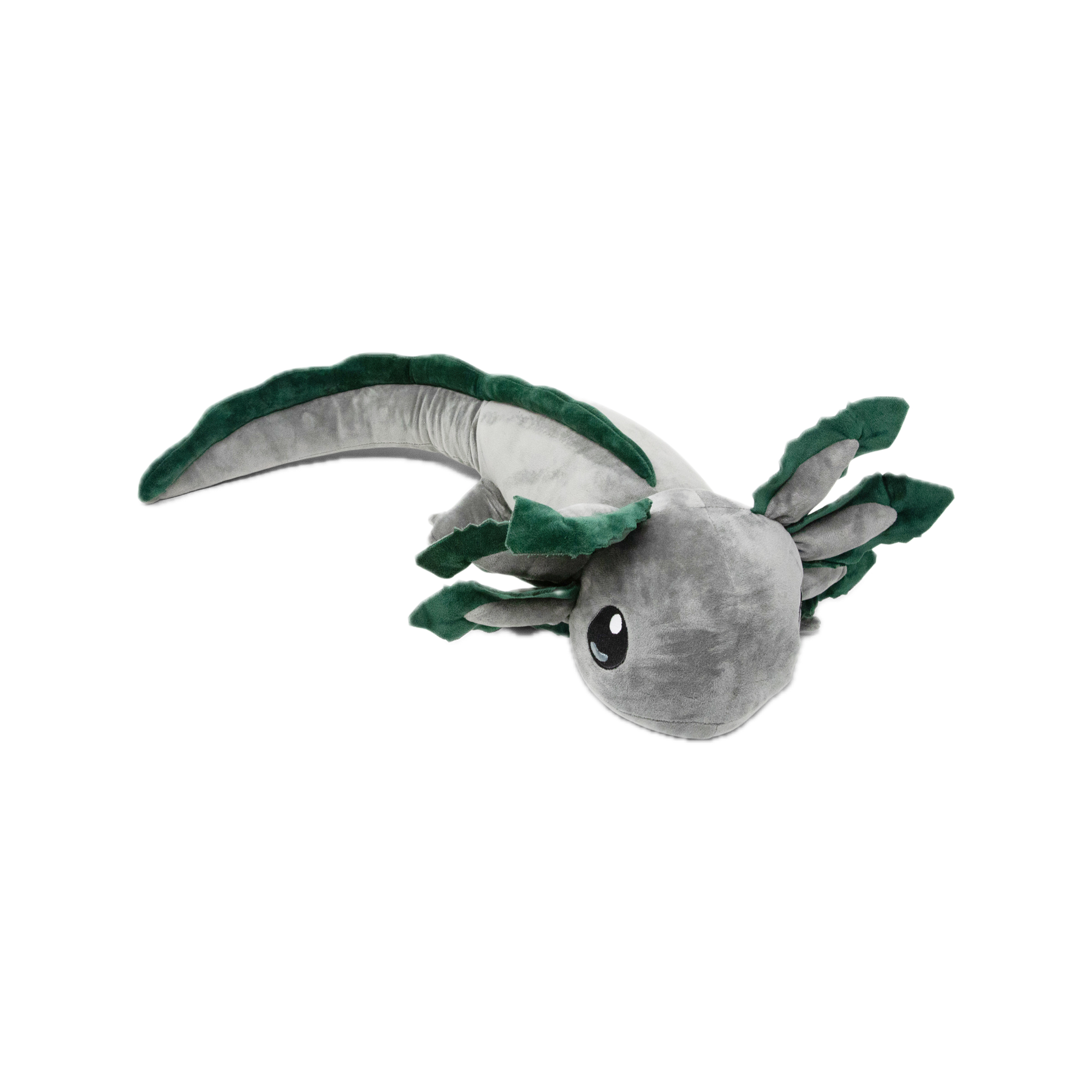 Gray Weighted Realistic Axolotl Plush - 4lbs (1.8kg)