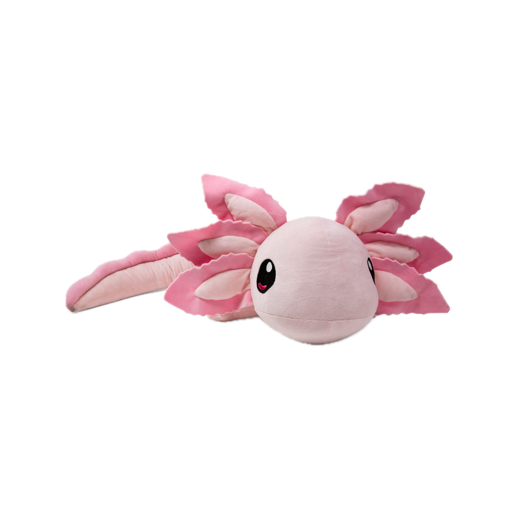 4lb Weighted Realistic Axolotl Plush - Pink (1.8kg)