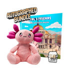 Autographed Bundle - Axol Plush, Pin, & Book