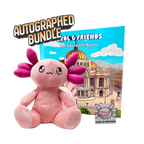 Autographed Bundle - Axol Plush, Pin, & Book