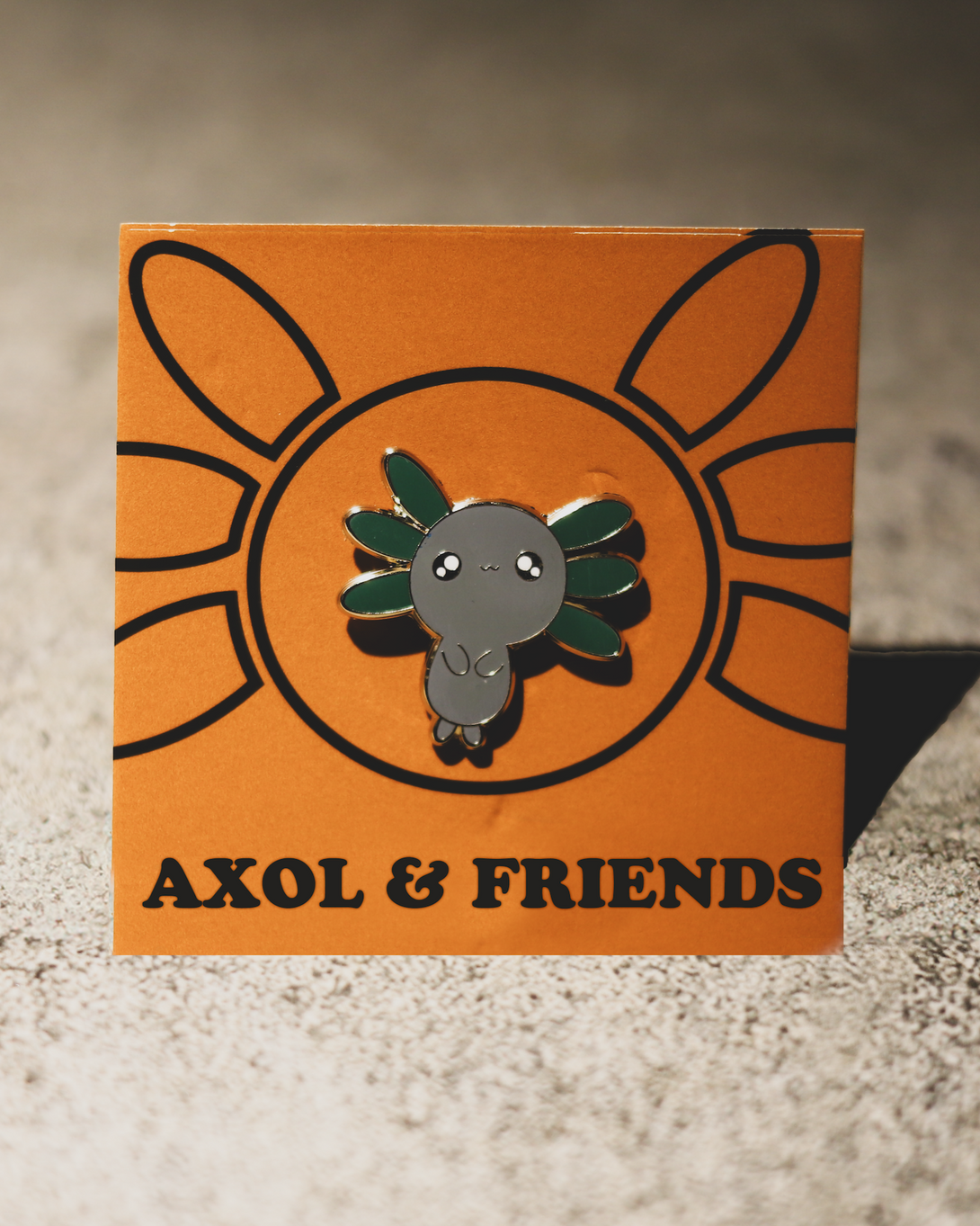 Axol the axolotl enamel pin lapel button badge