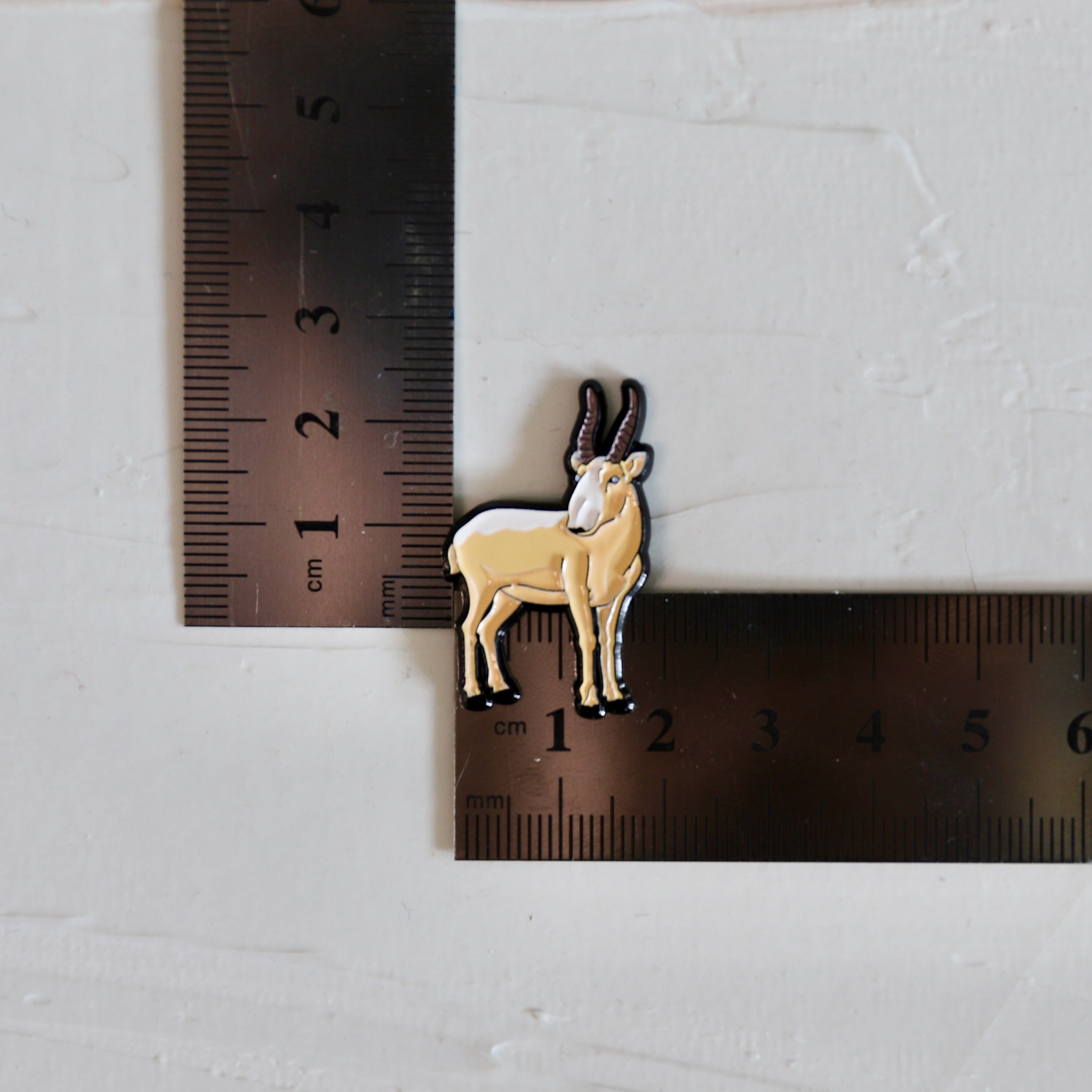 Saiga Antelope Soft Enamel Pin| Axol & Friends