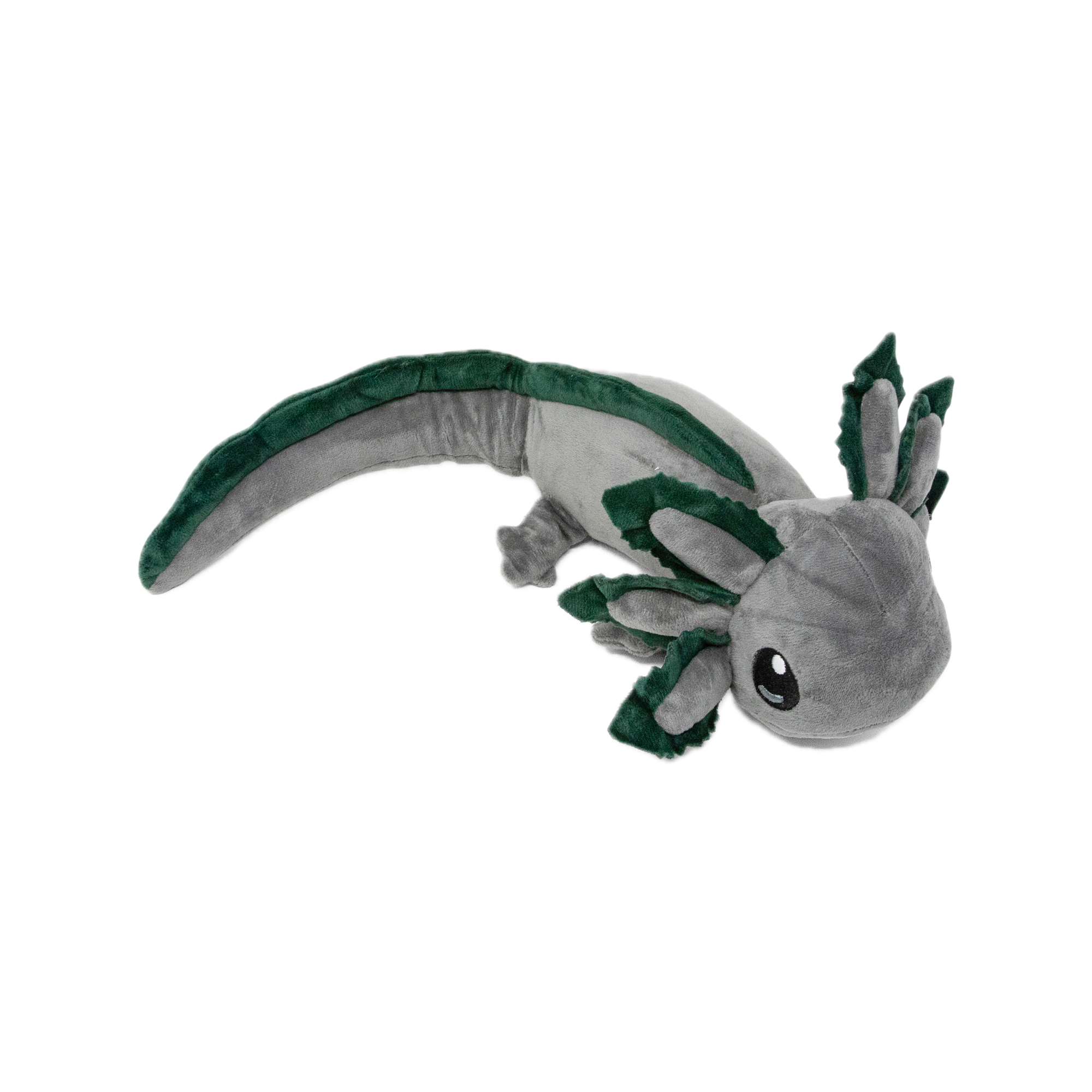 Mini Gray Realistic Axolotl Plush