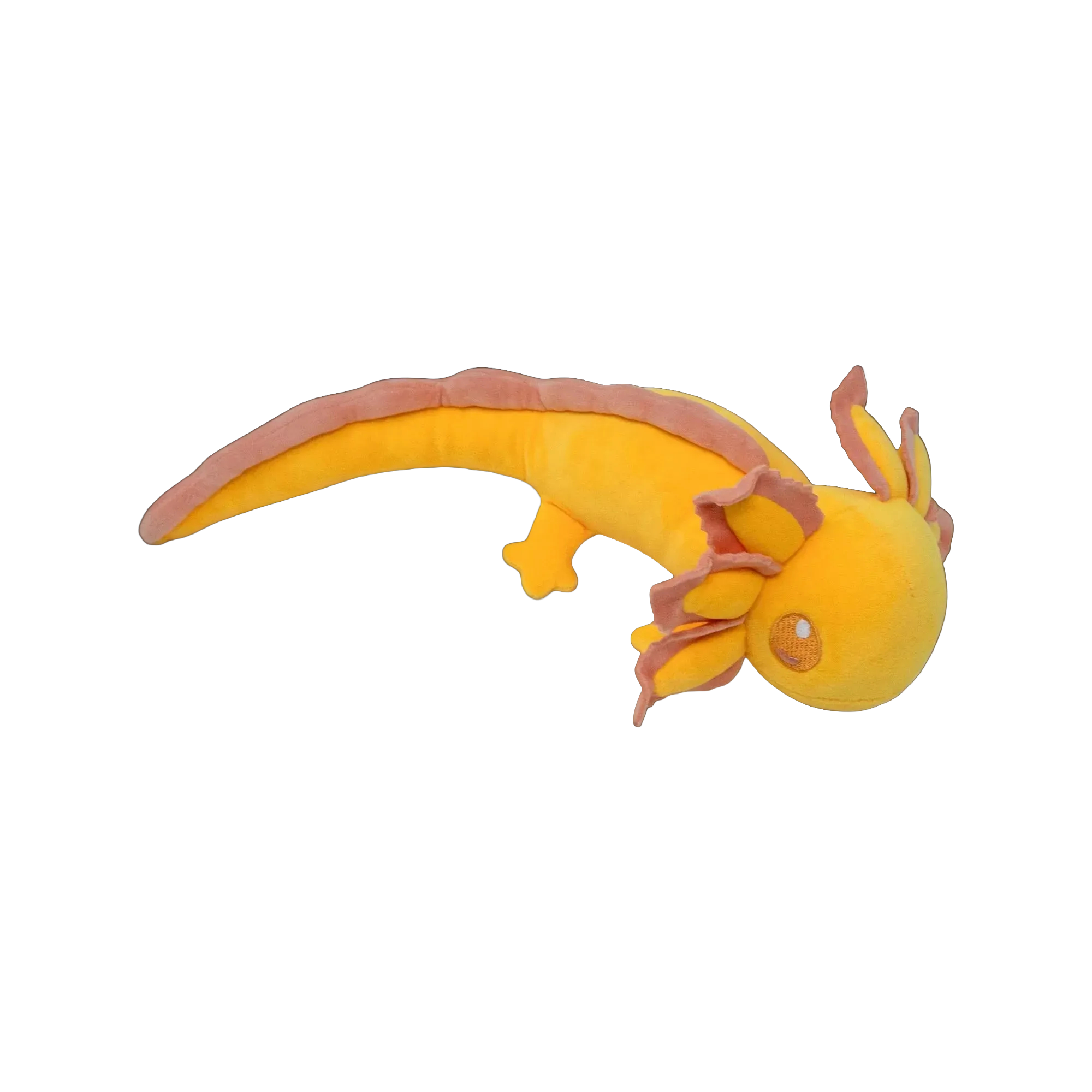 Mini Yellow Realistic Axolotl Plush