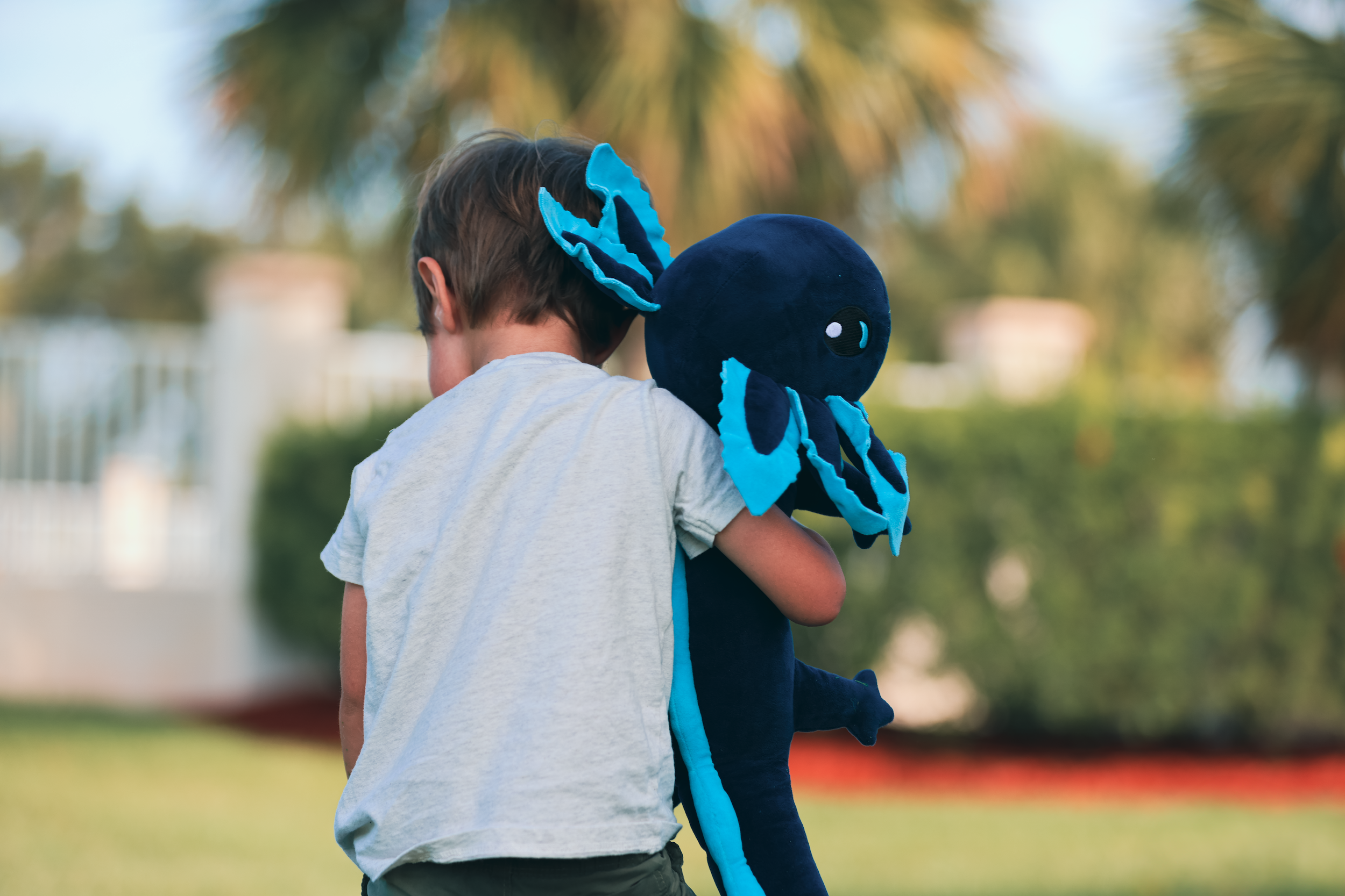 4lb Weighted Realistic Axolotl Plush - Blue (1.8kg)