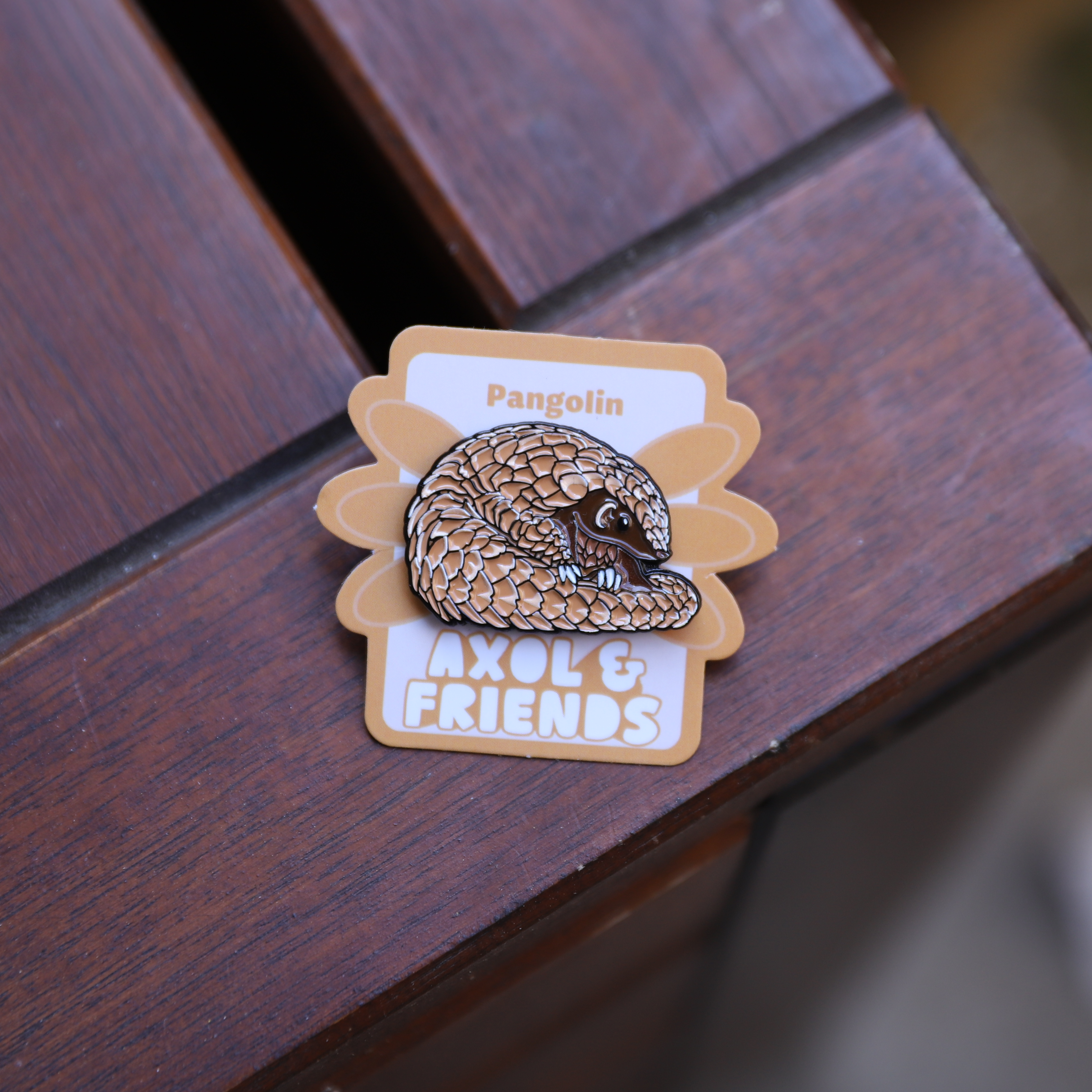 Cute Pangolin Soft Enamel Pin