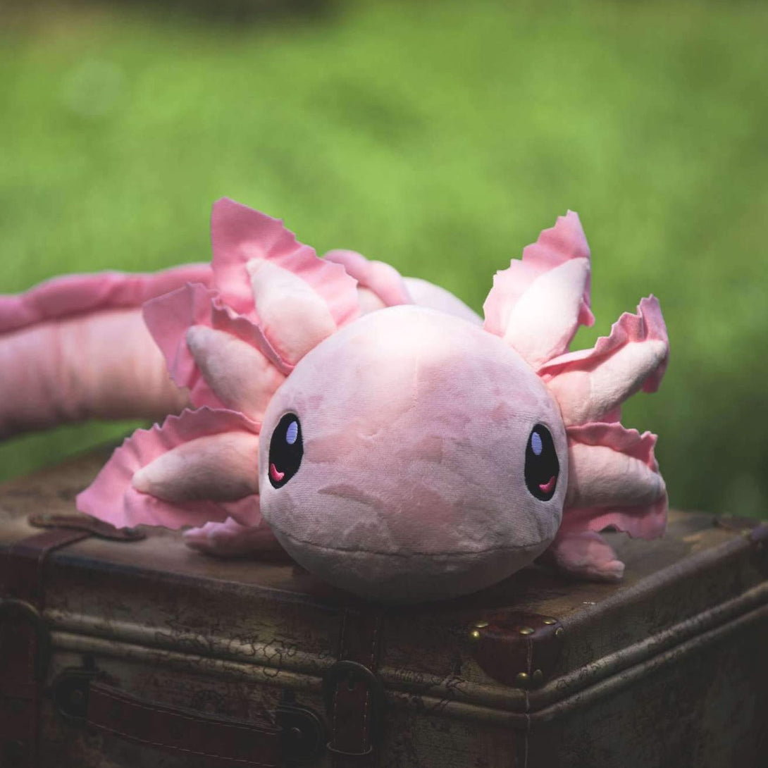 Realistic Axolotl Weighted Plush