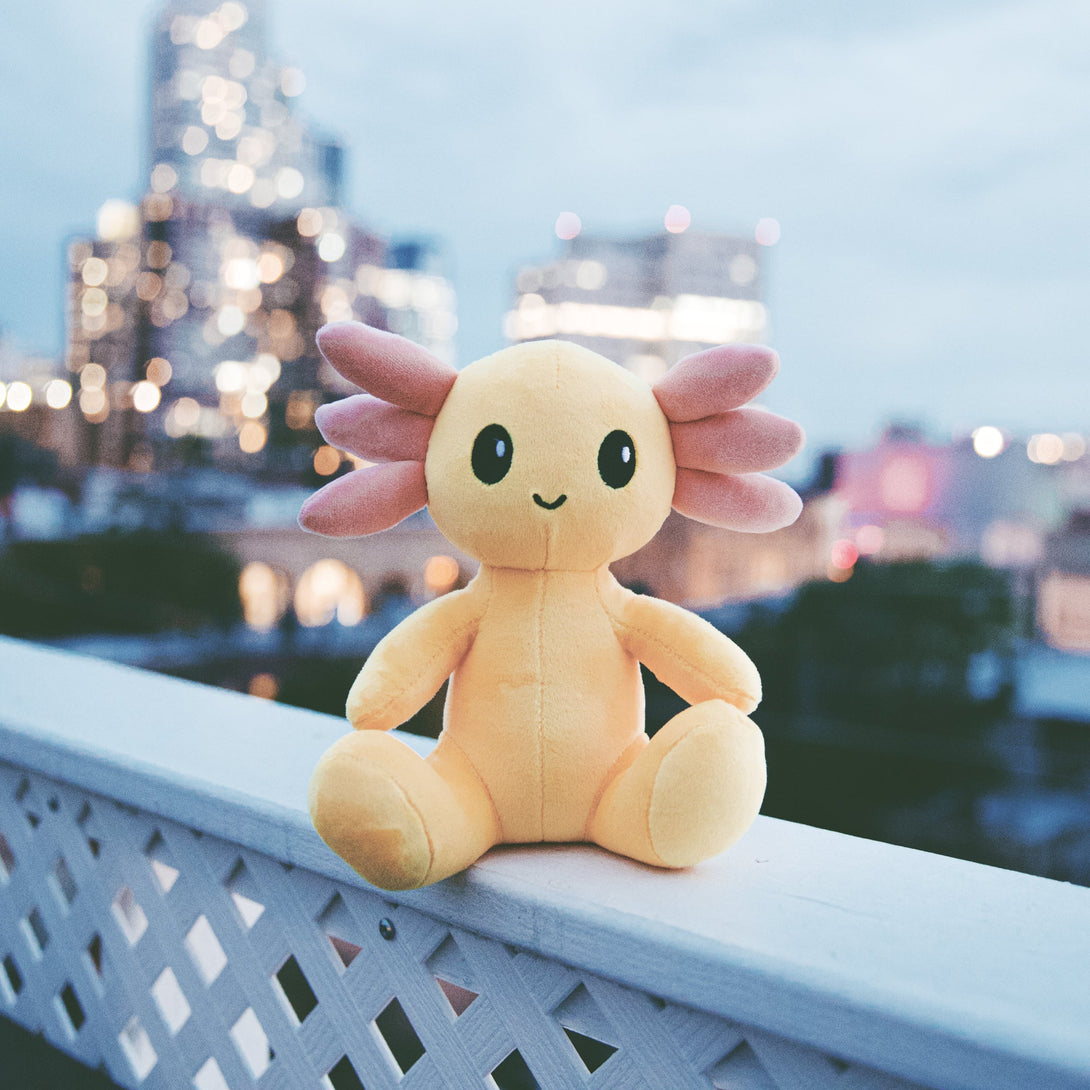 Yellow Axol The Axolotl Plush