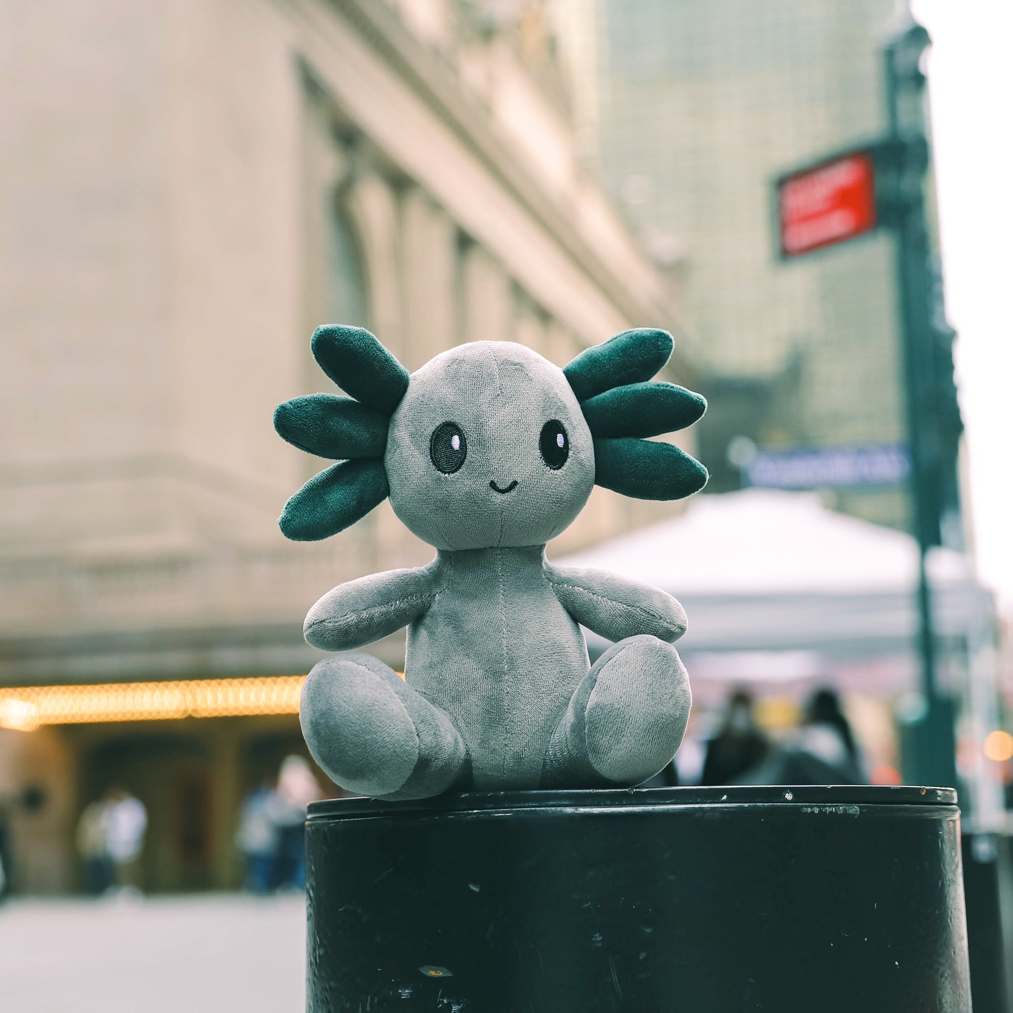 Gray Axol The Axolotl Plush