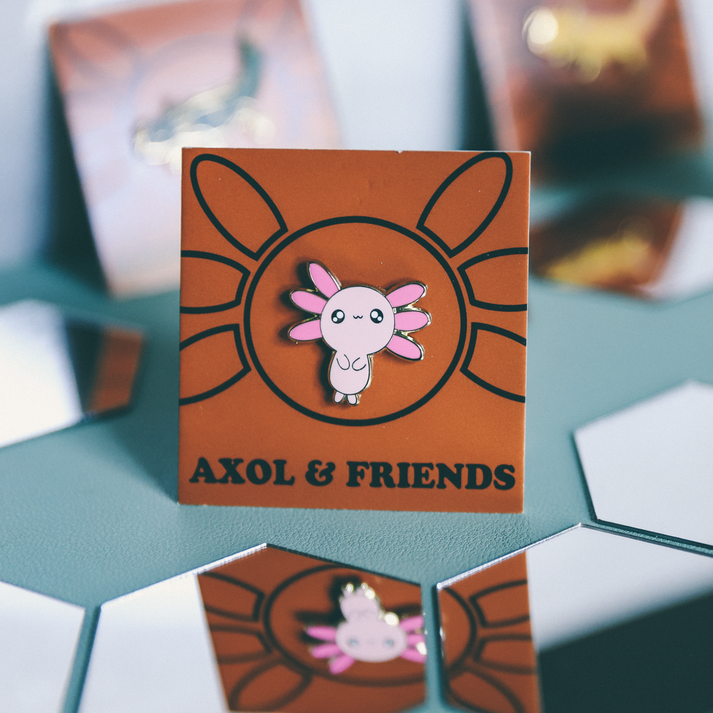 Pink Axol Pin