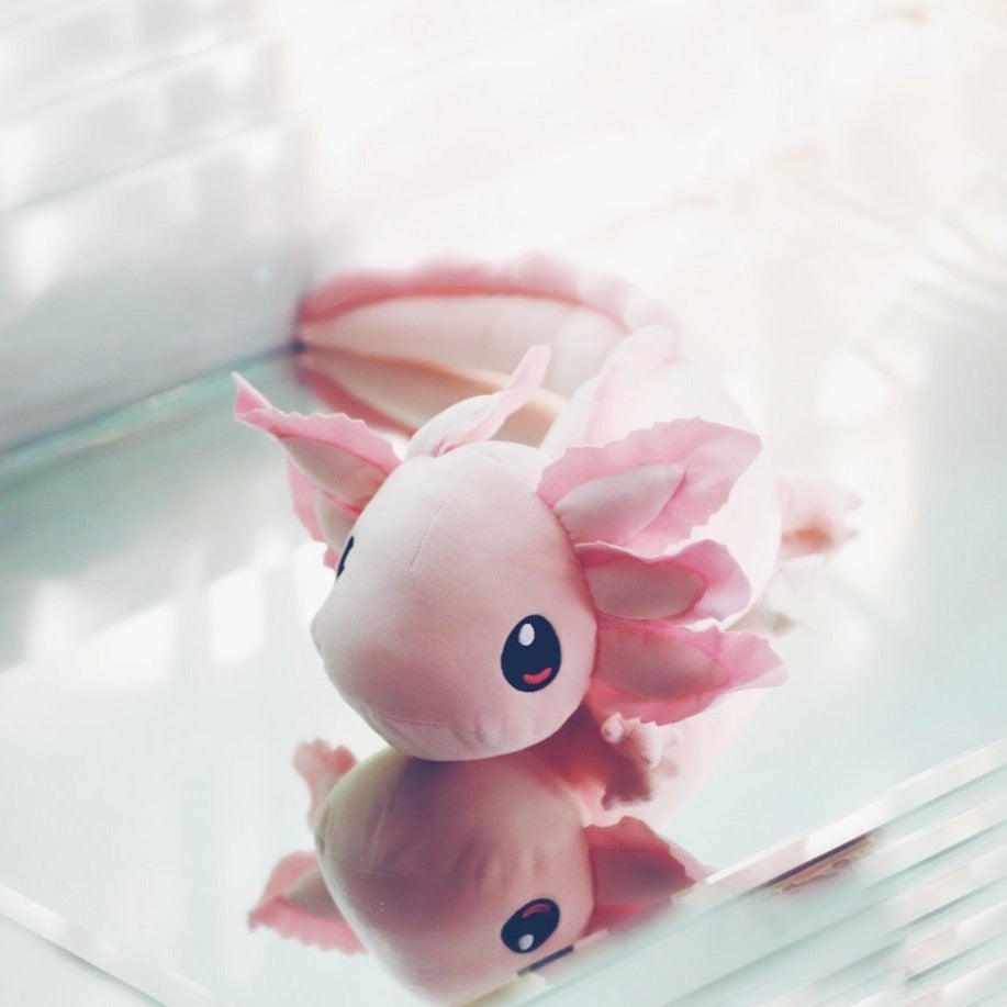 Realistic Axolotl Weighted Plush